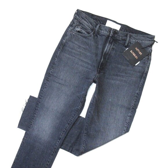 NWT Mother The Rascal Ankle Step Fray in Roadtrip Renegade Straight Jeans 30 - Picture 2 of 7